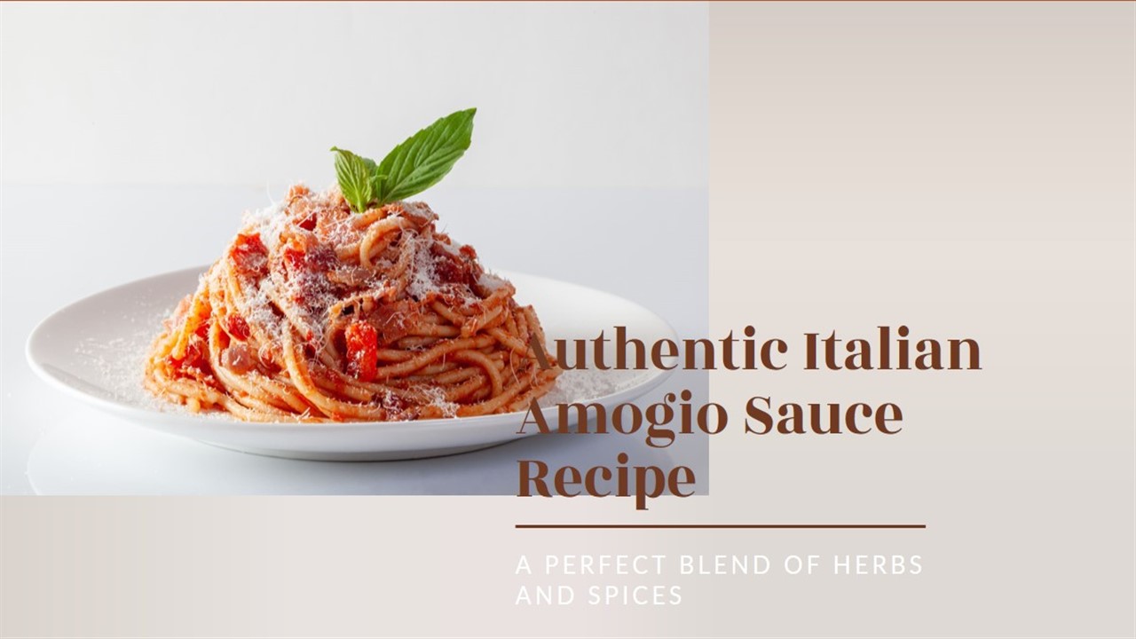 Italian Amogio Sauce Recipe